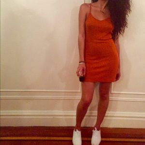 Orange dress